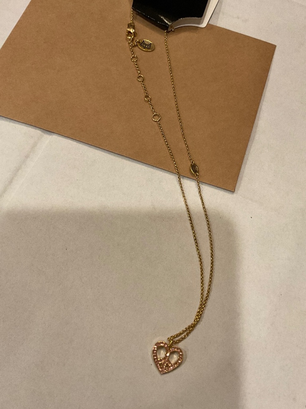 NWOT Gold-tone Juicy Couture Necklace